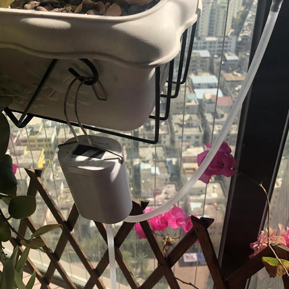Bomba de riego automática para aspersores de flores
