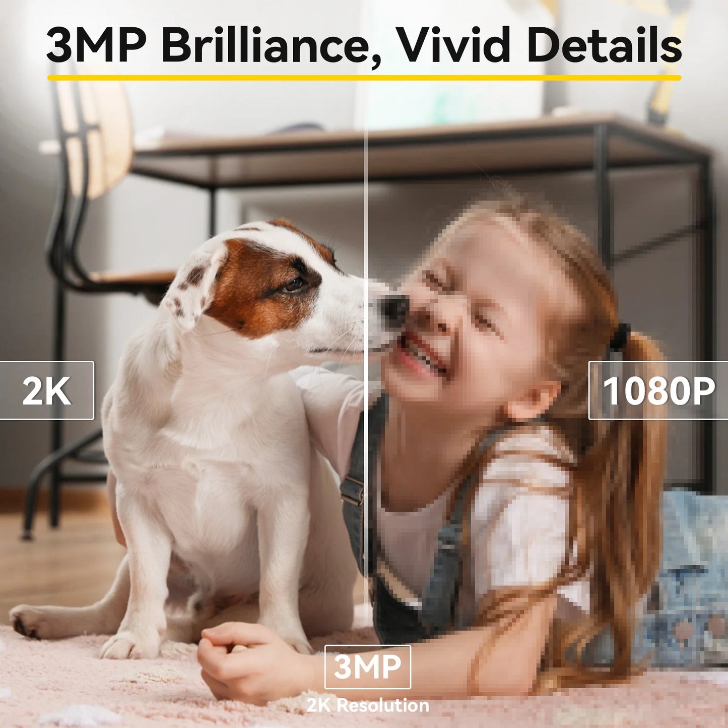Indoor Security Camera With Motion Detection Night Vision by eprolo