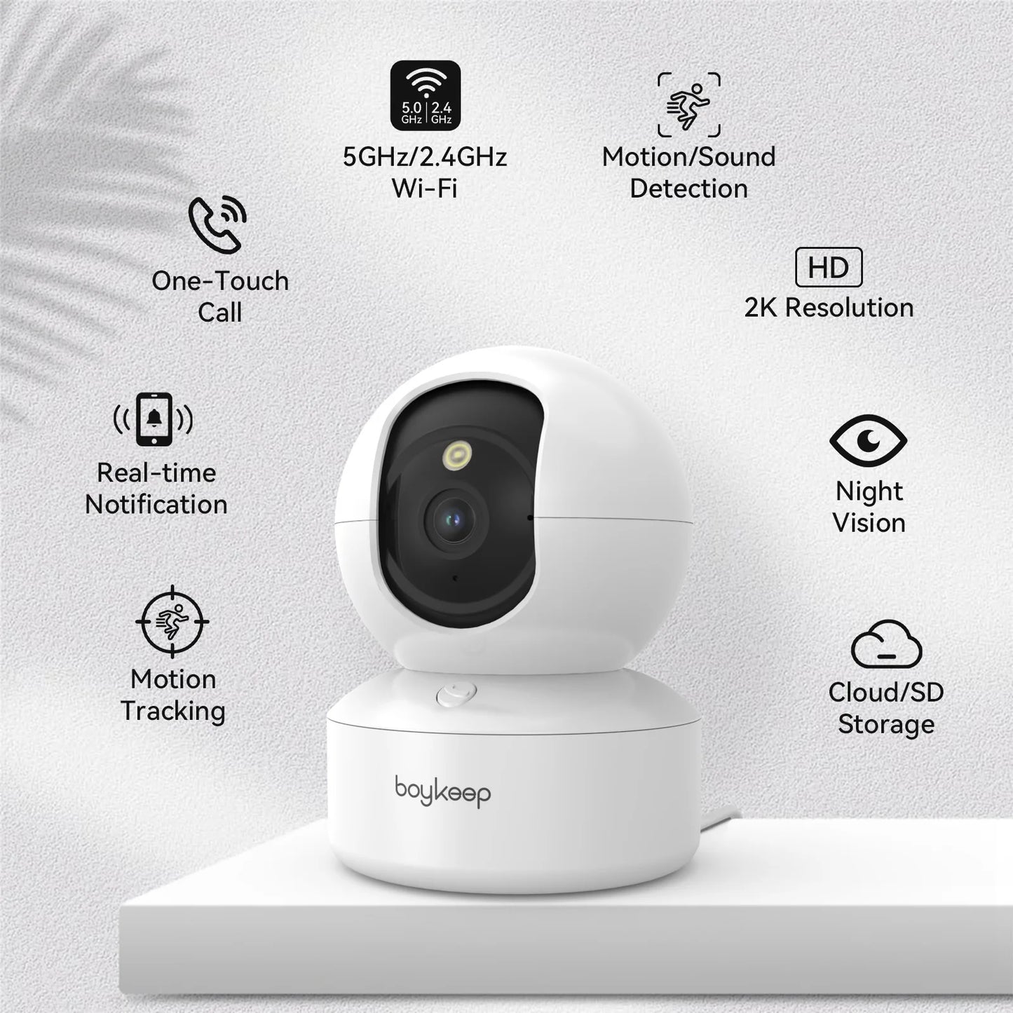 Indoor Security Camera With Motion Detection Night Vision by eprolo