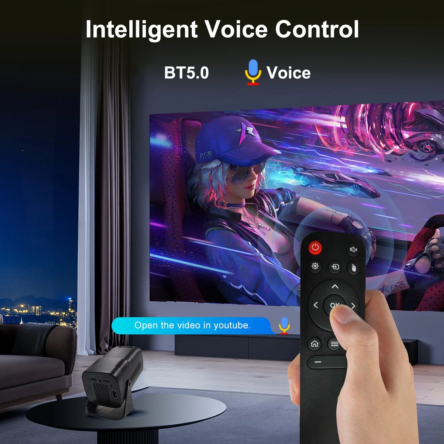 Mini Portable Projector Compact Home Theater For Movies by eprolo