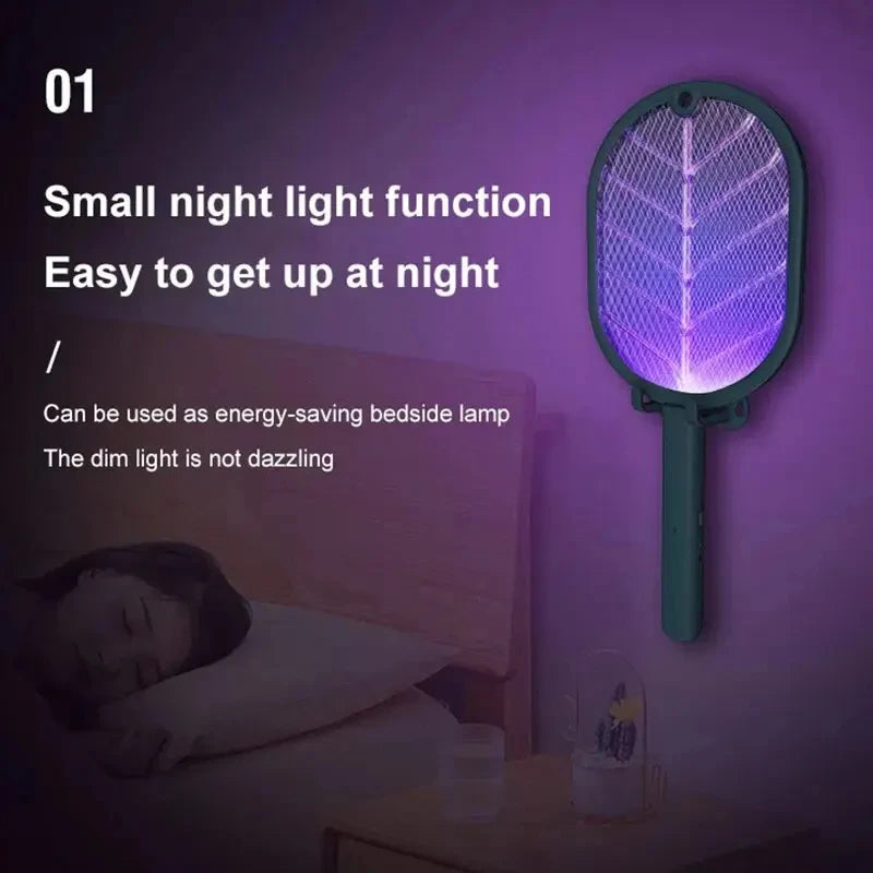 Rechargeable Electric Mosquito Swatter Killer Cordless Pro by eprolo