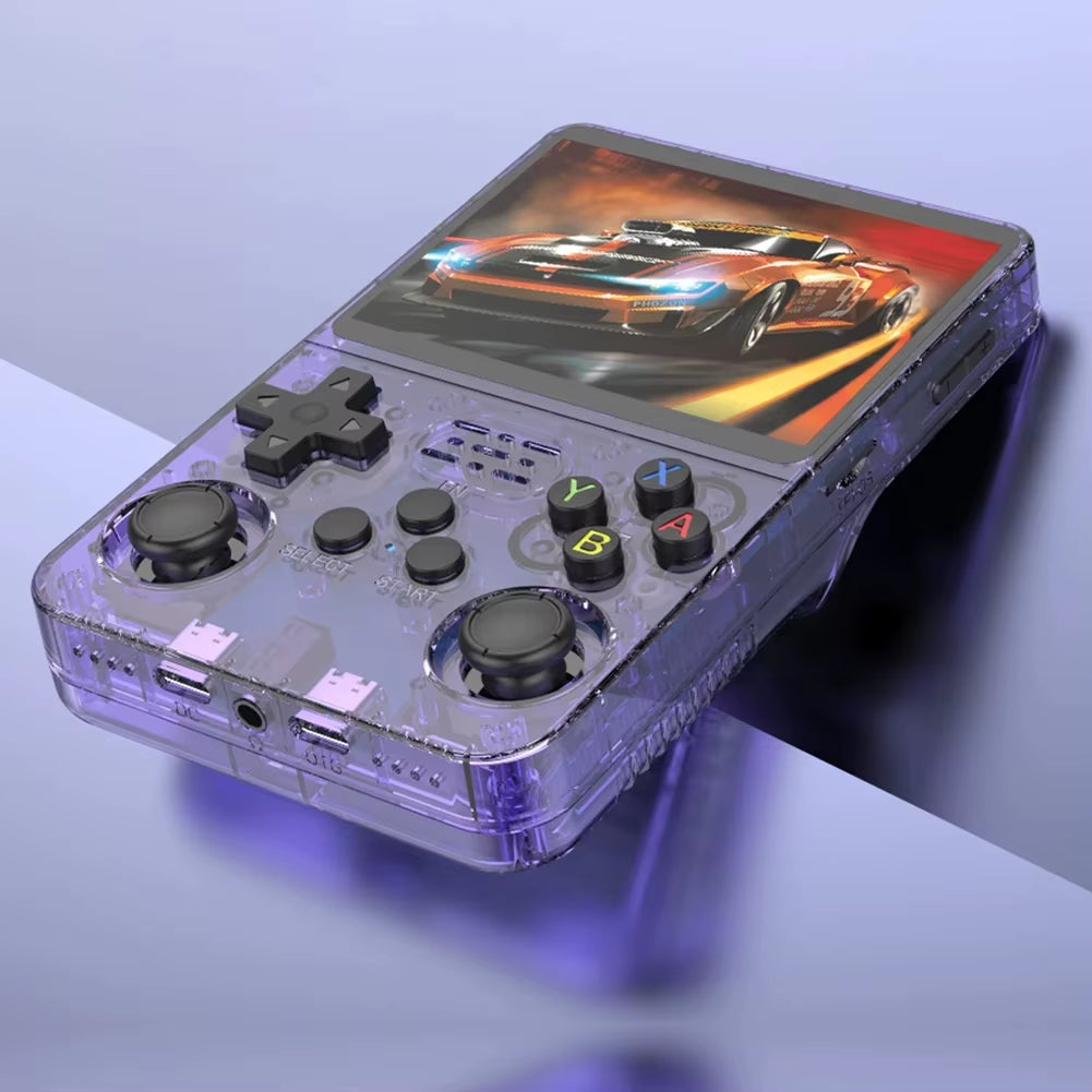 R36S Retro Handheld Video Game Console New Open Source Linux System 3.5Inch IPS Screen Portable Handheld Video 64GB 15000+Games