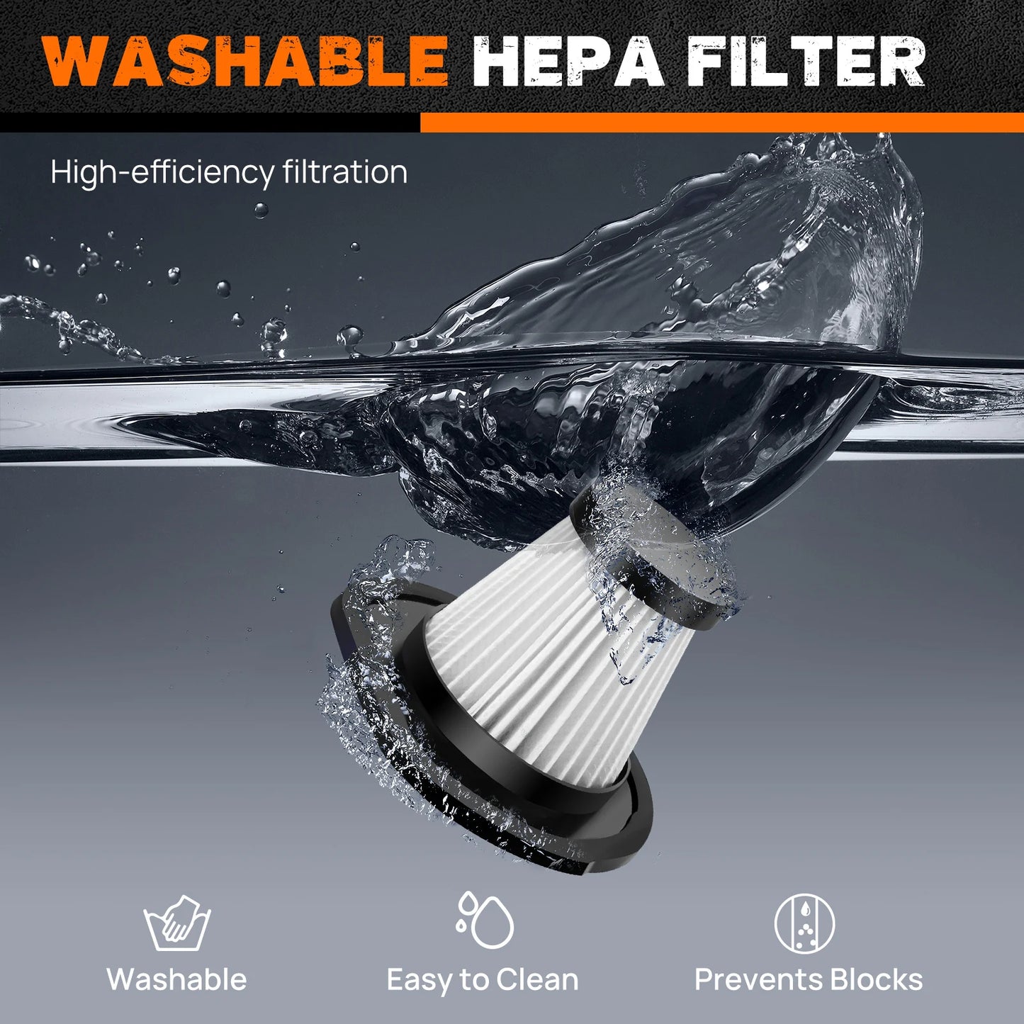 Strong Suction Handheld Vacuum Cleaner For Home And Car by eprolo