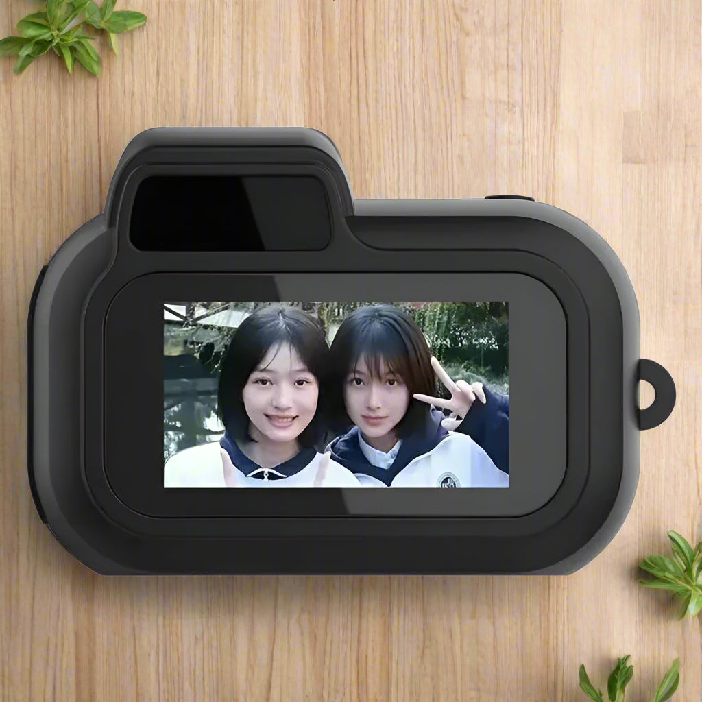 Mini SLR-Shaped 1080P Pocket DV Camera – Portable Body Cam, Action Camera with Display Screen, Loop Recording, & Filters