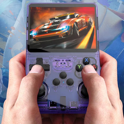 R36S Retro Handheld Video Game Console New Open Source Linux System 3.5Inch IPS Screen Portable Handheld Video 64GB 15000+Games